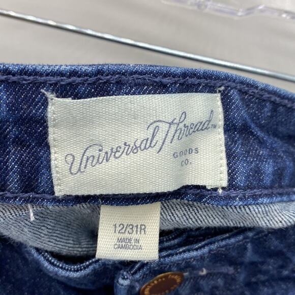 Universal Threads vintage midi short shorts dark Wash 90s vibe Beach summer - Picture 2 of 4